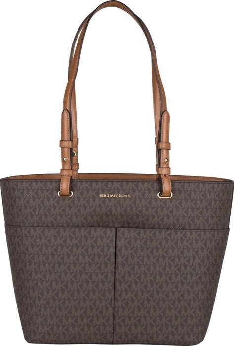 michael kors zip tote bruin beige|Totes Michael Kors .